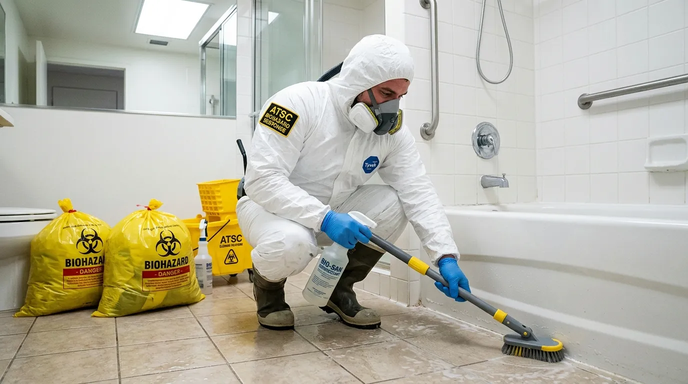 Decontamination equipment deployed for Blood Cleanup in Tichigan